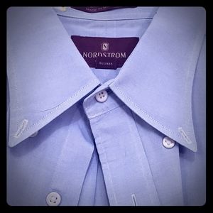 Nordstrom Blue Button Down Dress Shirt